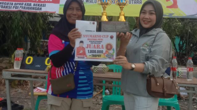 Turnamen Bola Voli Putri “Nyumarno Cup” Anggota DPRD Kabupaten Bekasi
