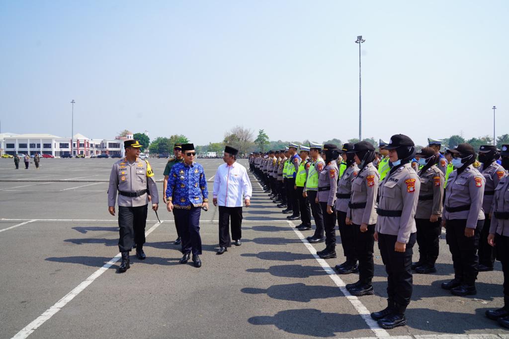 Apel Gelar Pasukan Operasi Mantap Brata 2023-2024, Kapolres : Polres Metro Bekasi Siap Kawal Pemilu Damai