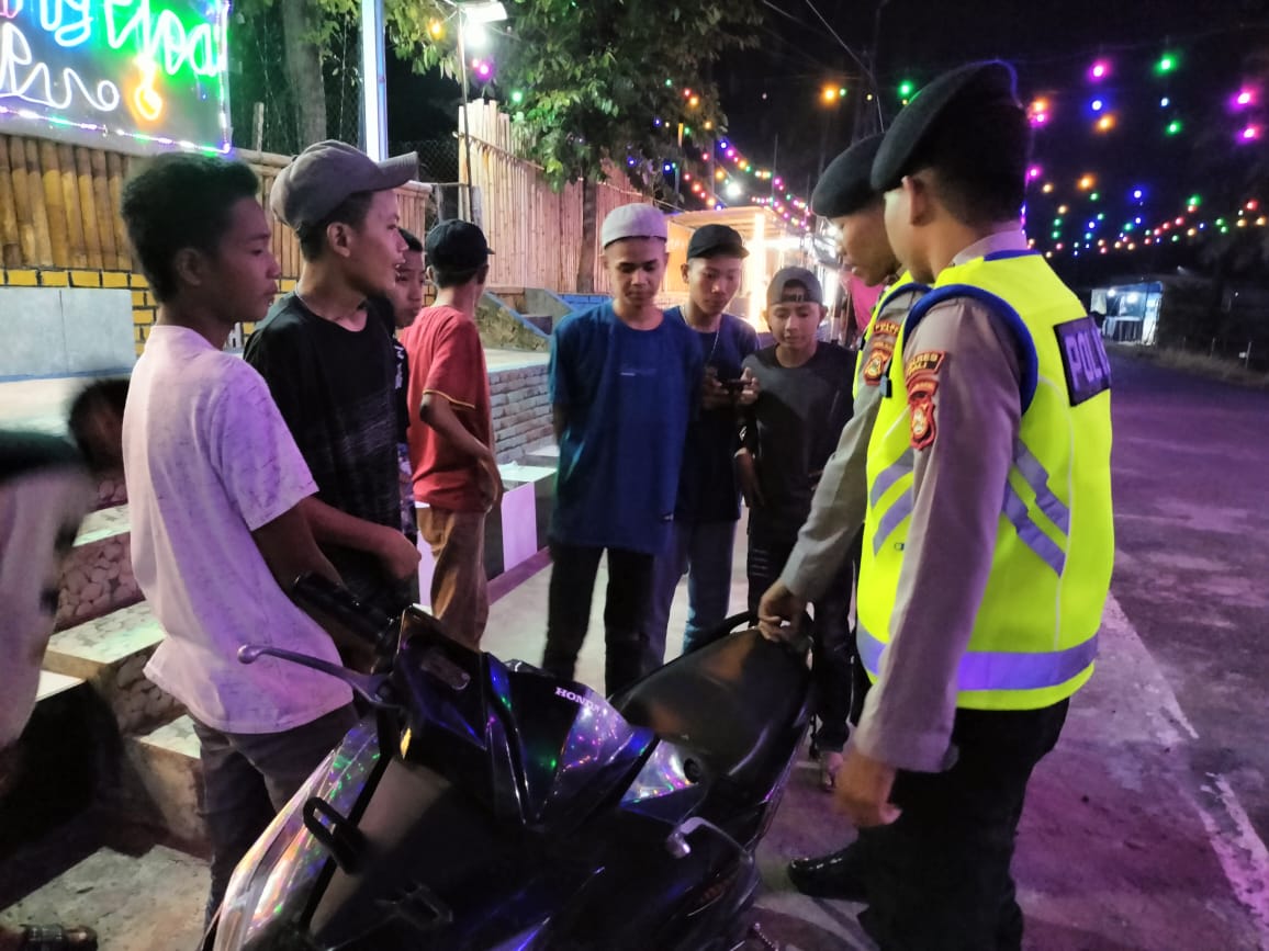 Samapta Polres PALI Gelar Patroli Mengatasi Tindak Kriminal