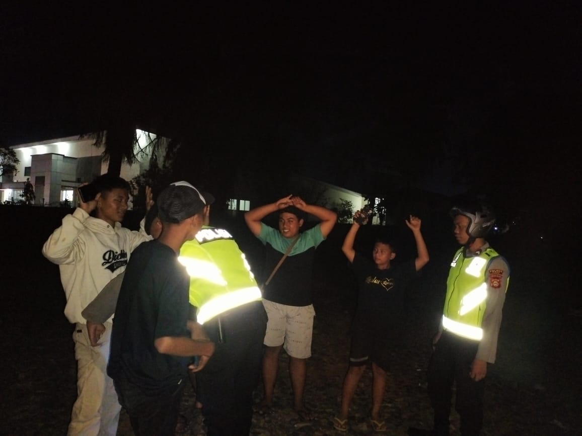 Satuan Samapta Polres PALI Gelar Kegiatan Kamtibmas