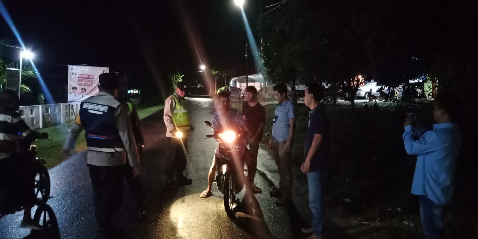 Untuk Pencegahan Kamtibmas, Polsek Penukal Utara Gelar Razia Terpadu