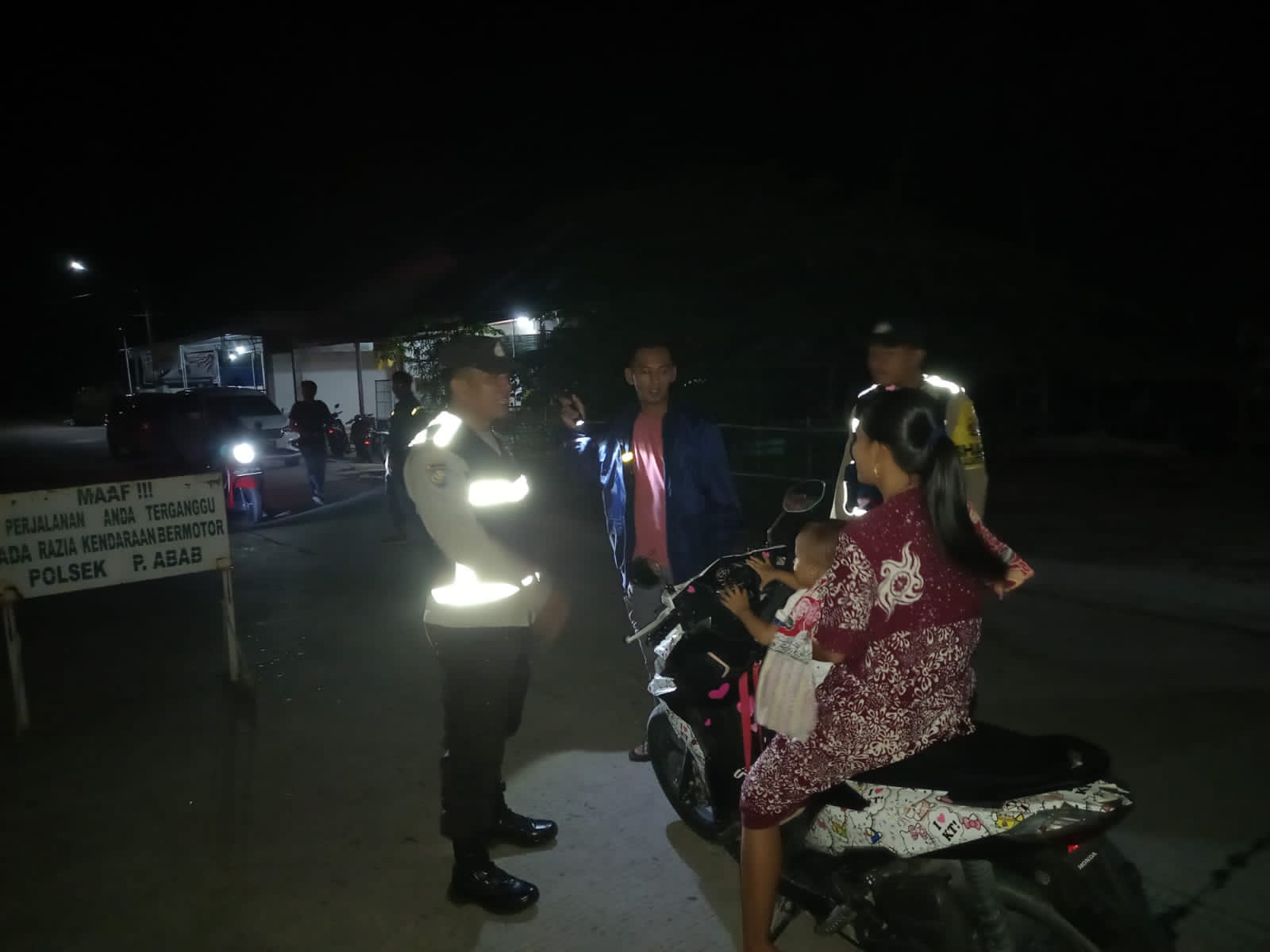 Polsek Penukal Abab Laksana Rutinitas Razia Terpadu Untuk Menjaga Kamtibmas