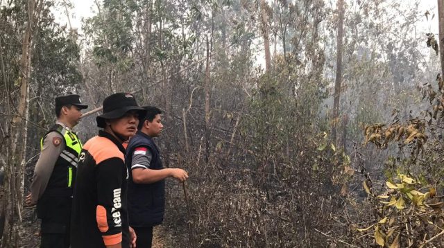 Terpantau Titik Hotspot Karhutla Diwilayah Hukum Polsek Talang Ubi