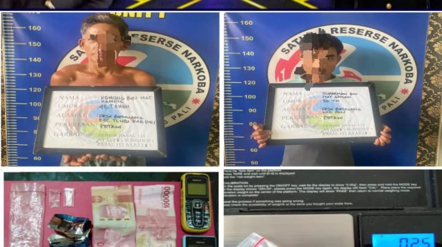 Salut… Dalam Waktu Yang Sama,Bandar Dan Pengedar Narkotika Diringkus Satres Narkoba PALI