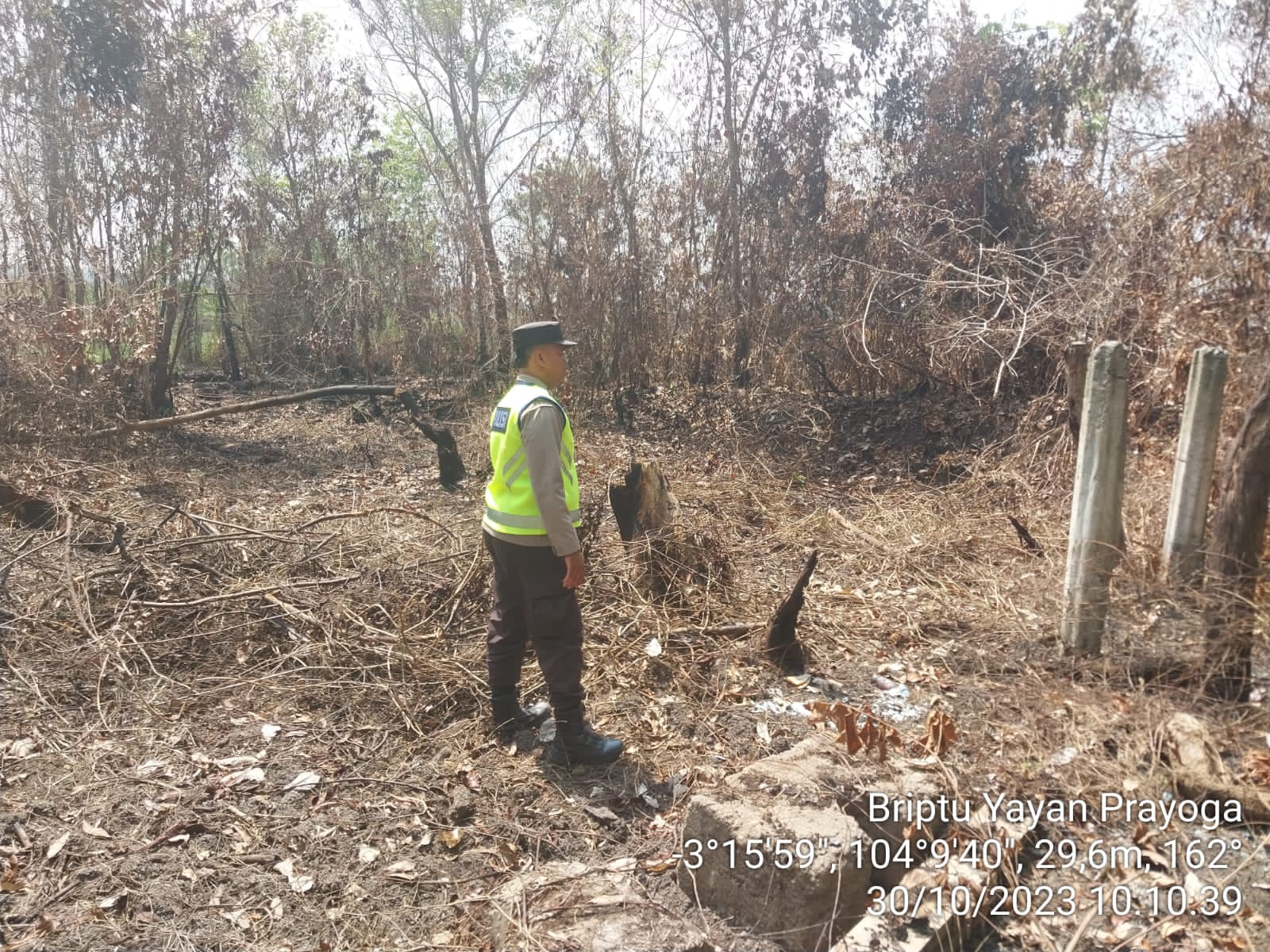 Kembali Terpantau Titik Hotspot Karhutla Diwilayah Desa Air Itam