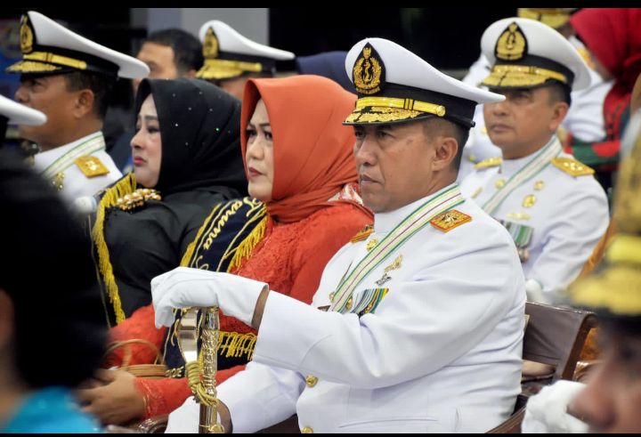 Dankormar Hadiri Wisuda Purna Wira Pati Tni Al Temporatur