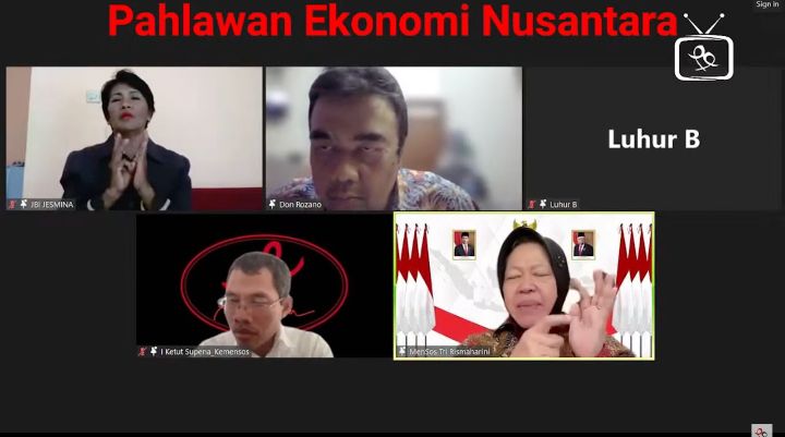 Inilah Pesan Penting dari Menteri Sosial Risma Untuk Penerima Manfaat Program Pahlawan Ekonomi Nusantara