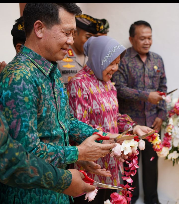 Wajib Tahu, 36 Rumah Deret Untuk Warga Klungkung di Resmikan Menteri Sosial Tri Rismaharini