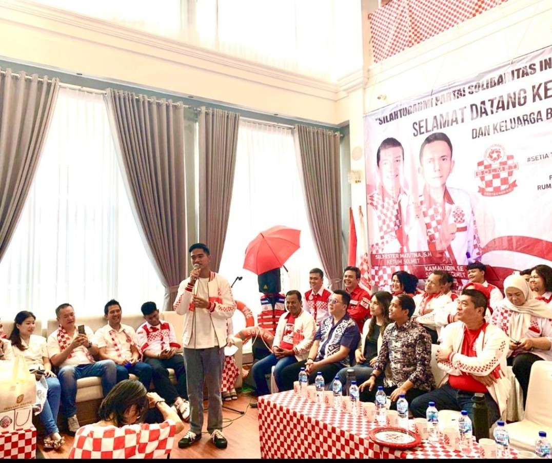 Ketua Umum Partai Solidaritas Indonesia Kaesang Pangarep Hadiri Silaturahmi Bersama Organisasi Solidaritas Merah Putih