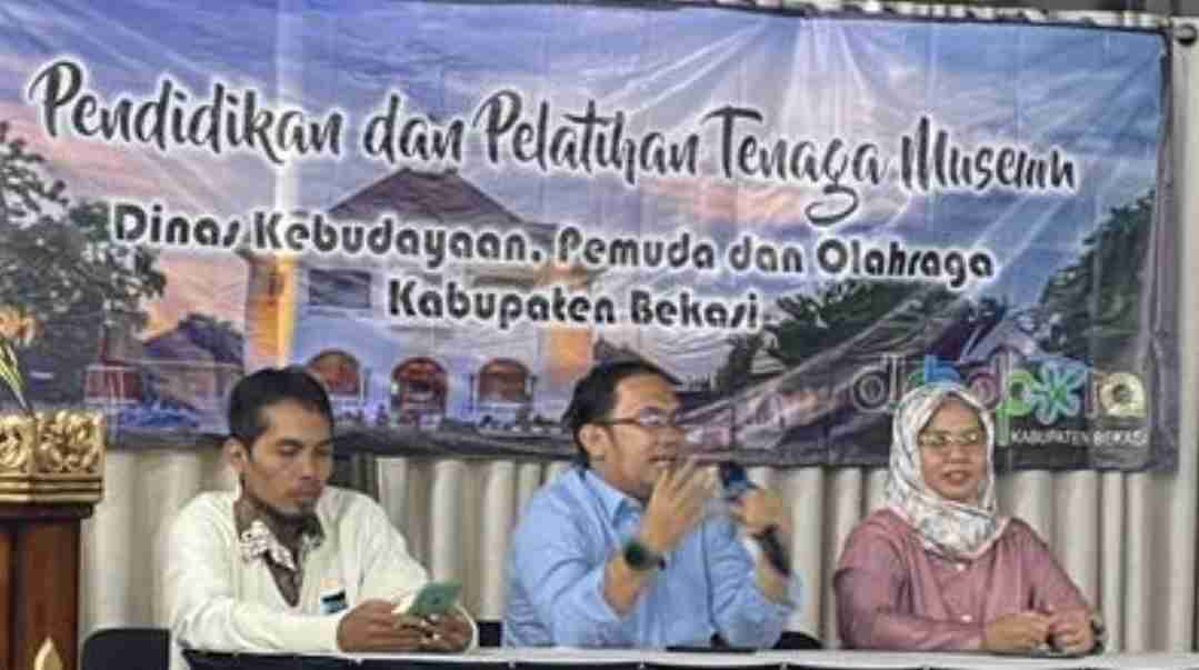 Budayawan Sejarah  Endra Kusnawan  Jadi Narasumber dalam Pelatihan Tenaga Museum Disbudpora Kabupaten Bekasi