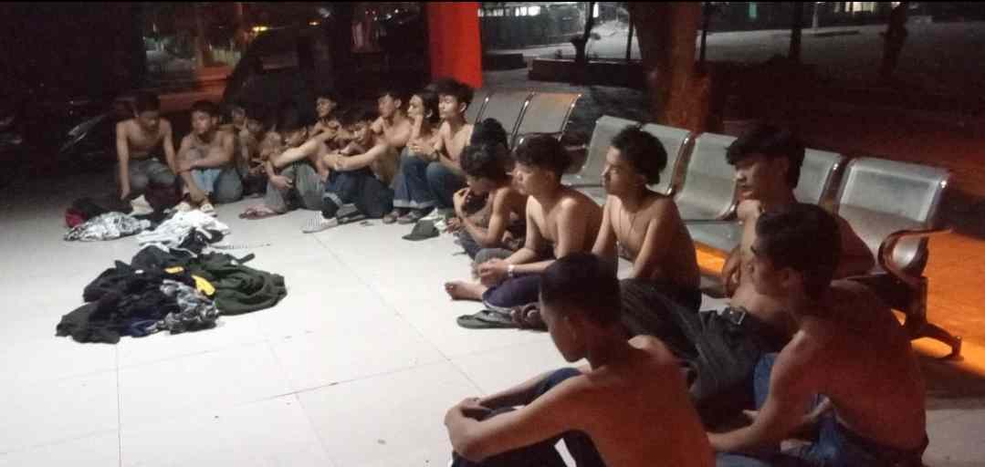 Sat pol PP Kecamatan Karangbahagia Gagalkan Rencana Tawuran Gengster
