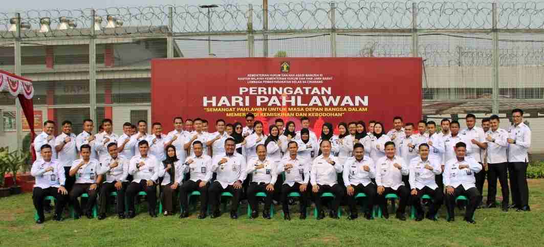 Hari Pahlawan jadi Momentum Lapas Cikarang Semangat Optimalkan Tugas dan Fungsi
