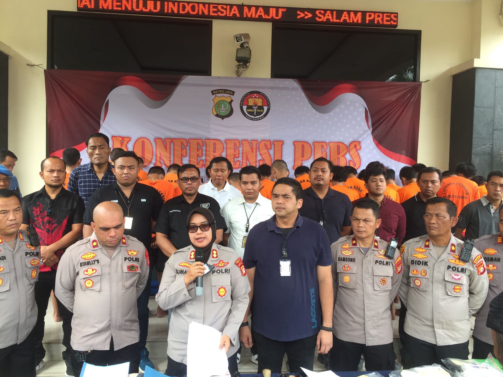 Selama Bulan Oktober 13 Kasus Kejahatan Kriminal diungkap Polres Metro Bekasi
