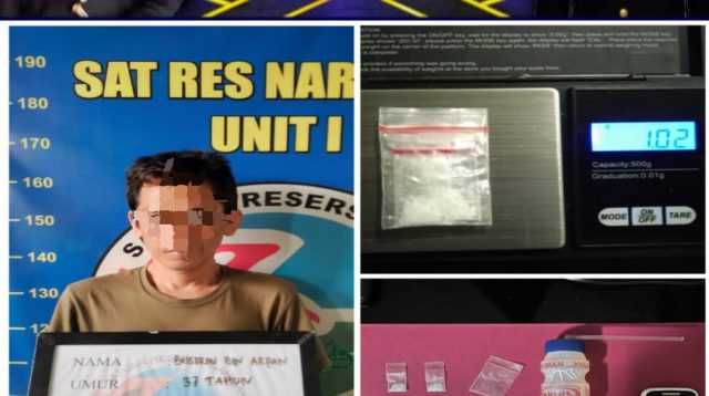 Sat Res Narkoba Polres PALI Kembali Amankan Terduga Pelaku Pengedar Narkoba Jenis Sabu