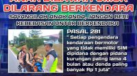 Pasca Lakalantas, Kapolres PALI Himbau Kepada Orang Tua Agar Mengawasi Anak Dalam Berkendaraan
