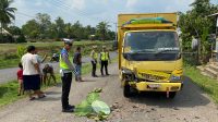 Tak Bisa Dihindarkan, Truk vs Motor Mengakibatkan Korban Jiwa