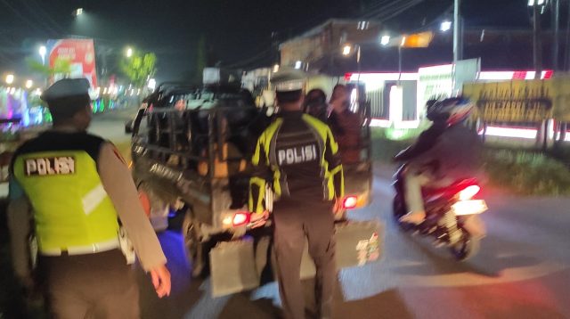 Untuk Mencegah Paket 3C Dan Kantibmas Polsek Talang Ubi Menggelar Kegiatan KRYD  (Razia Terpadu)