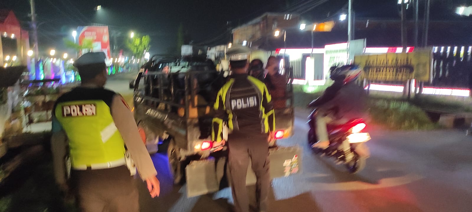 Untuk Mencegah Paket 3C Dan Kantibmas Polsek Talang Ubi Menggelar Kegiatan KRYD  (Razia Terpadu)