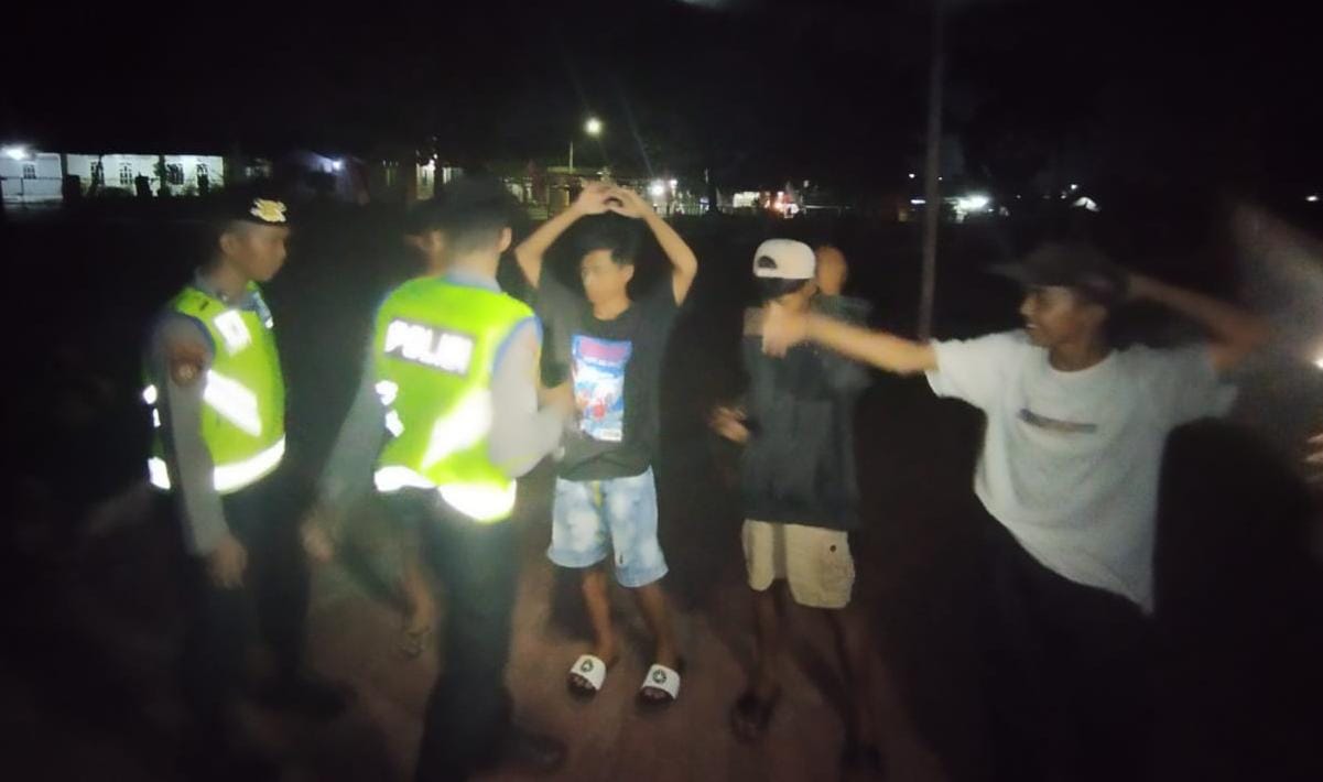 Untuk Mengantisipasi Gangguan Kamtibmas Satuan Samapta Polres PALI Gelar Patroli Printis Presisi