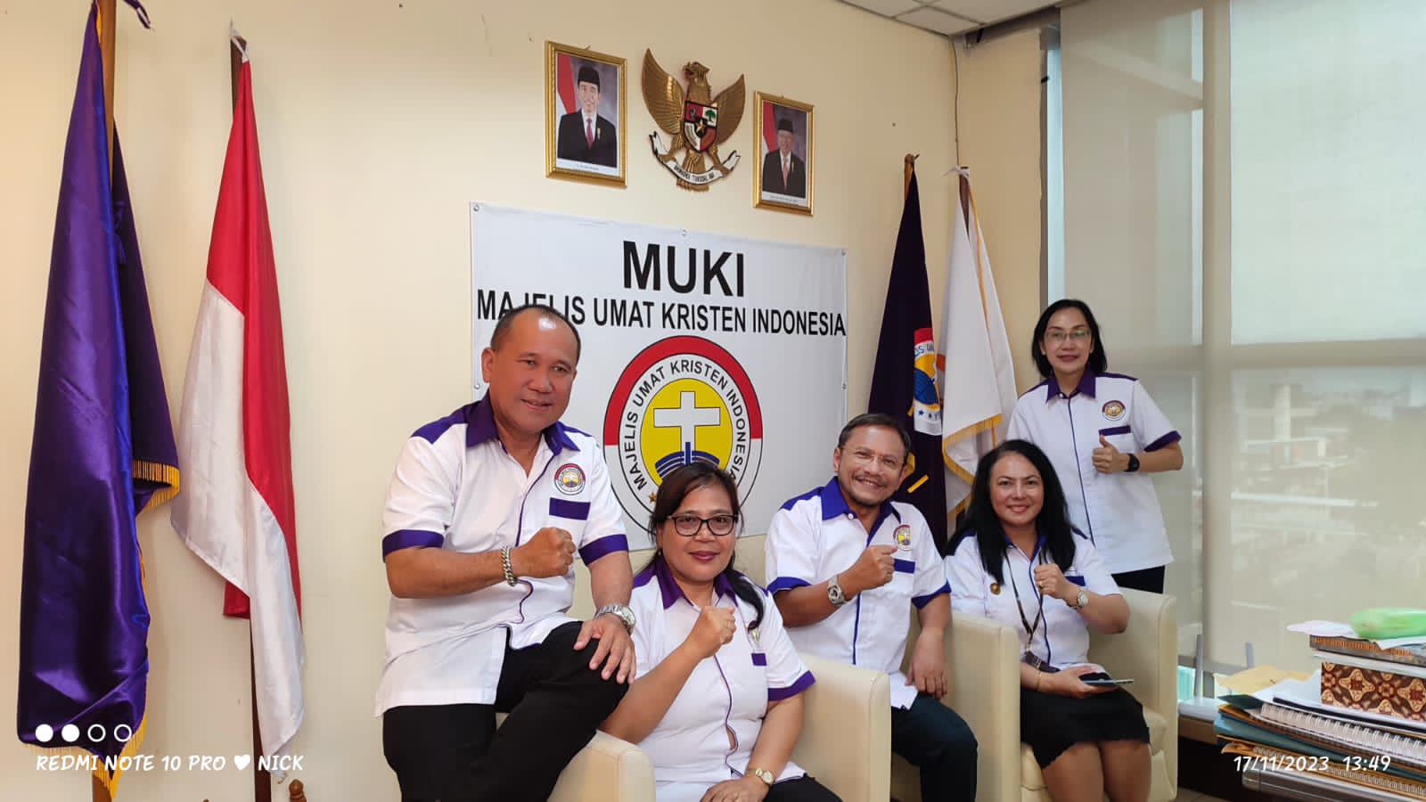 membuka Rakernas Majelis Umat Kristen Indonesia (MUKI) 28 November 2023