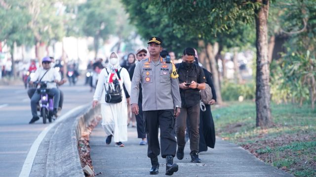 Gelar Aksi Solidaritas Palestina, Polres Metro Bekasi Jaga Keamanan dan Kondusifitas