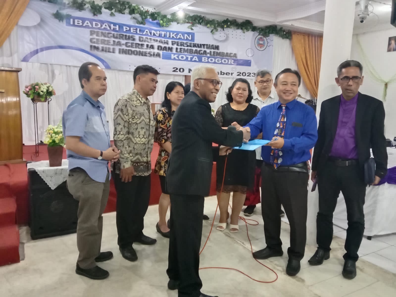 Resmi, Pdt.DR Leo Fransico menahkodai PGLII Kota Bogor Periode 2023 – 2027