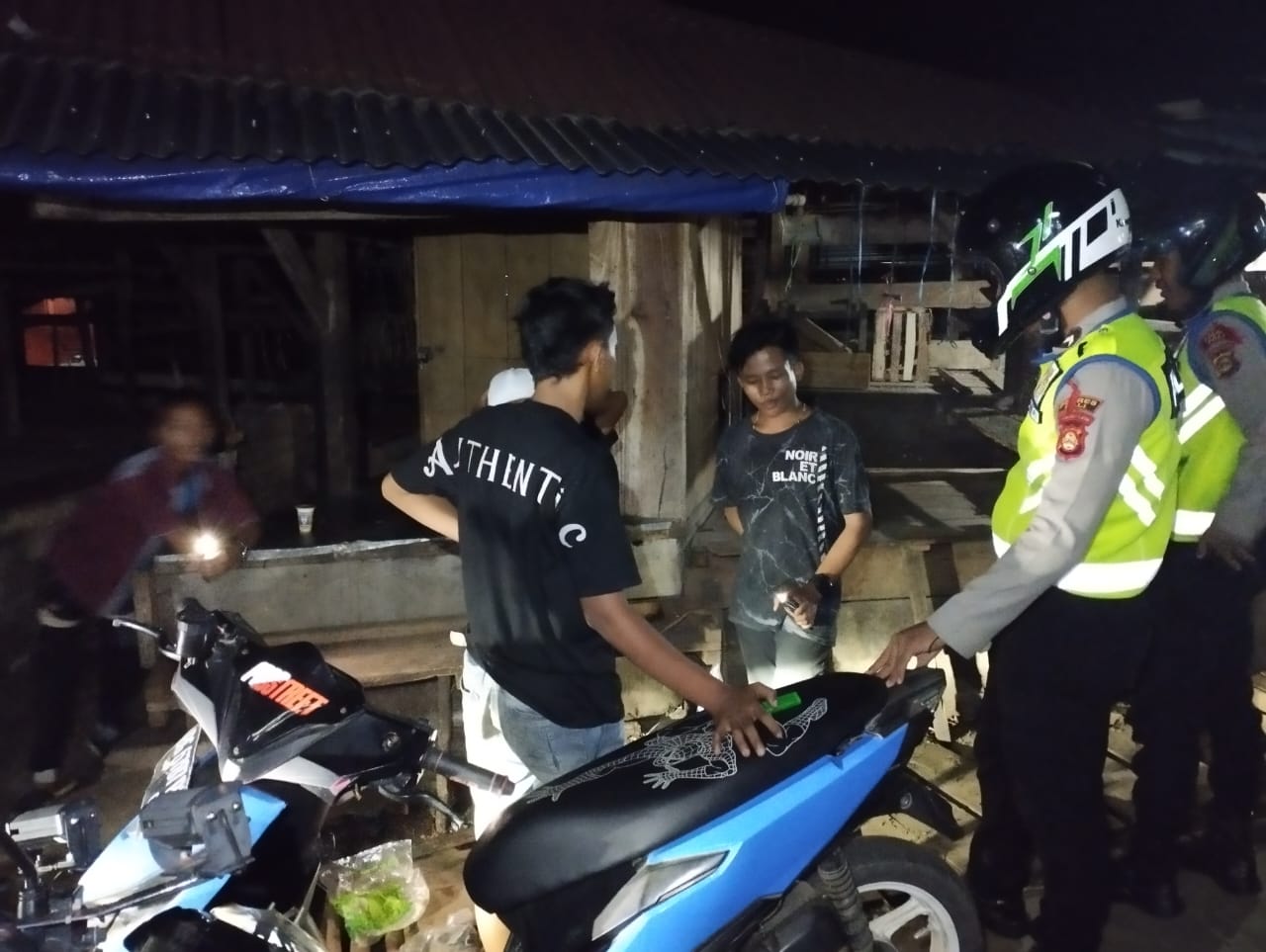 Satuan Samapta Polres PALI Gelar Kegiatan Patroli Untuk Kamtibmas