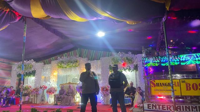 Atensi Kapolda, Polres PALI Melalui Kapolsek Penukal Abab Sampaikan Himbauan Larangan Musik Remik 