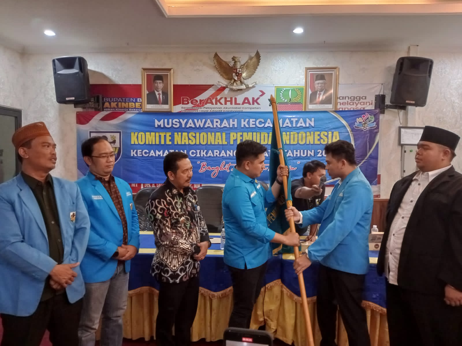 DPD KNPI Lanjutkan Muscam, DPK KNPI Cikarang Barat Dikukuhkan