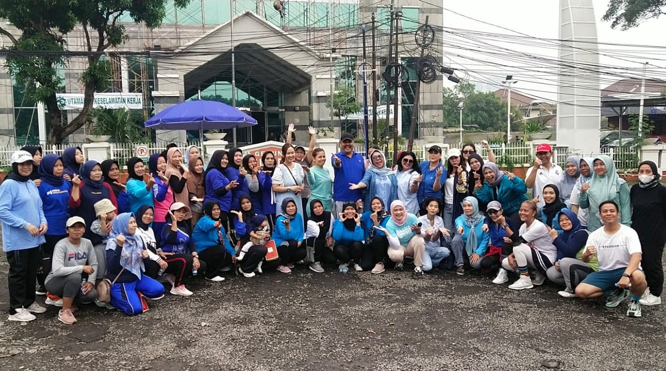 Badan Relawan Prabowo (BRP)Gelar Sabtu Biru Langit Ceria di Ratu Prabu1 Jakarta Selatan