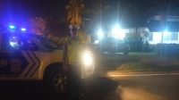 Satuan Lalu Lintas (Satlantas) Polres PALI Melaksanakan Kegiatan Blue Light Patrol