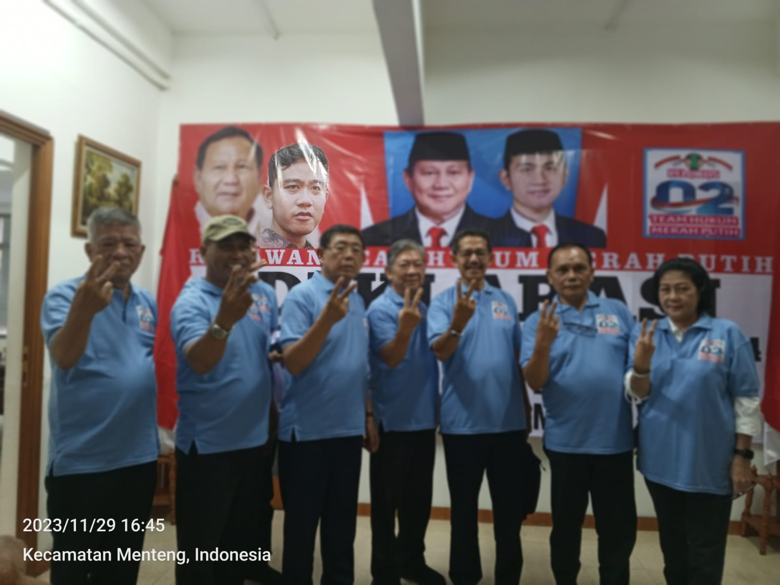 Team Hukum Merah Putih (THMP) Deklarasi Dukungan Prabowo – Gibran