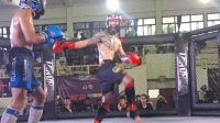 Atlet Beladiri MMA Denbek Lanmar Jakarta mengikuti Kejuaraan   MMA Tarungga Dankormar Fighting Championship tahun 2023.