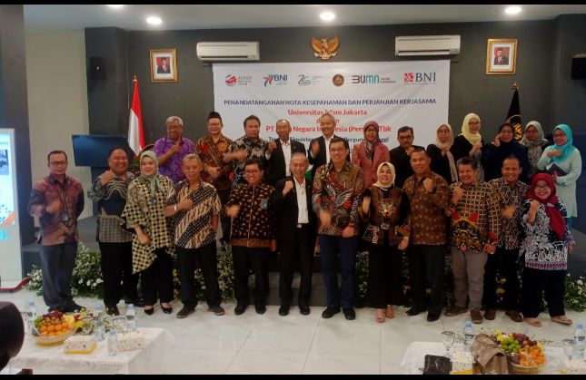 Universitas Islam Jakarta Gelar MoU Dengan Bank Negara Indonesia Tbk Tentang Ekosistem Keuangan Perguruan Tinggi