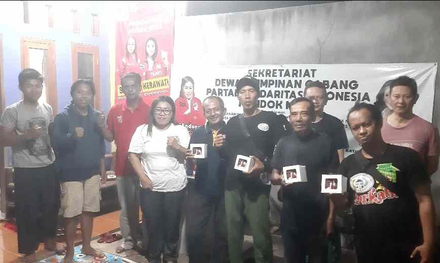 Para  Kader Forkabi  Datangi Sekretariat DPC PSI Pondok Melati Diskusi Kebangsaan “Jaga Kampung Kite”