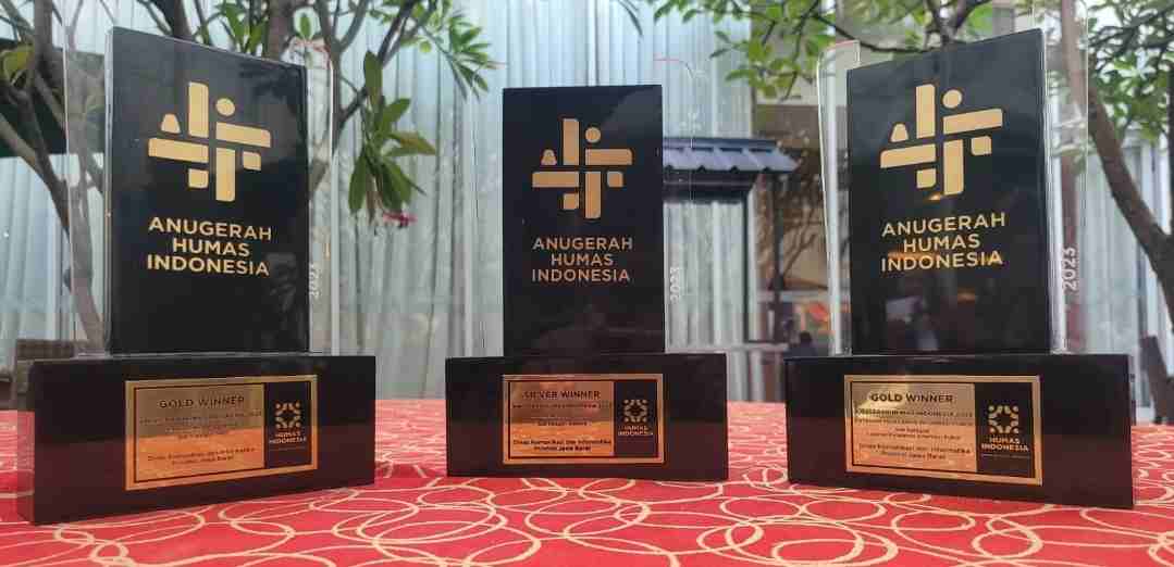 Diskominfo Jabar Raih Tiga Penghargaan Anugerah HUMAS INDONESIA 2023