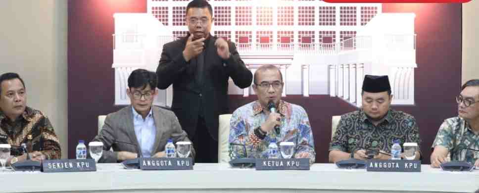 KPU Resmi Umumkan Daftar Calon Tetap (DCT) Pemilu 2024