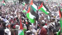 Monas Square is Awash with Unity Indonesians Rally for Palestine