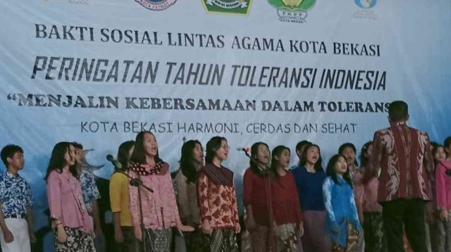 Kemenag Kota Bekasi Menggelar Acara Hari Santri  dan Tahun Toleransi Indonesia gelar Baksos di Pesantren di Pondok Pesantren Yasfi