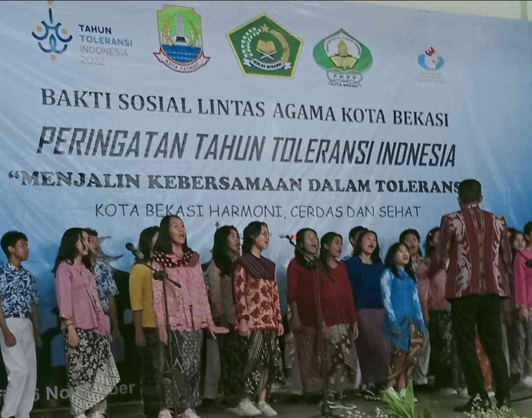 Kemenag Kota Bekasi Menggelar Acara Hari Santri  dan Tahun Toleransi Indonesia gelar Baksos di Pesantren di Pondok Pesantren Yasfi