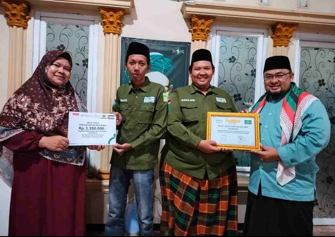 Kyai Dede Rukmana Safari Nada dan Dakwah Bersama LAZISNU Kabupaten Bekasi Gelar Donasi Palestina.