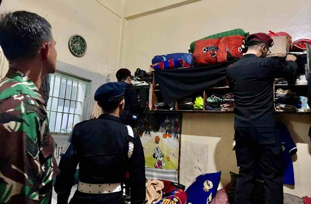 Lapas Cikarang Gelar Razia dan Test Urine  Narapidana