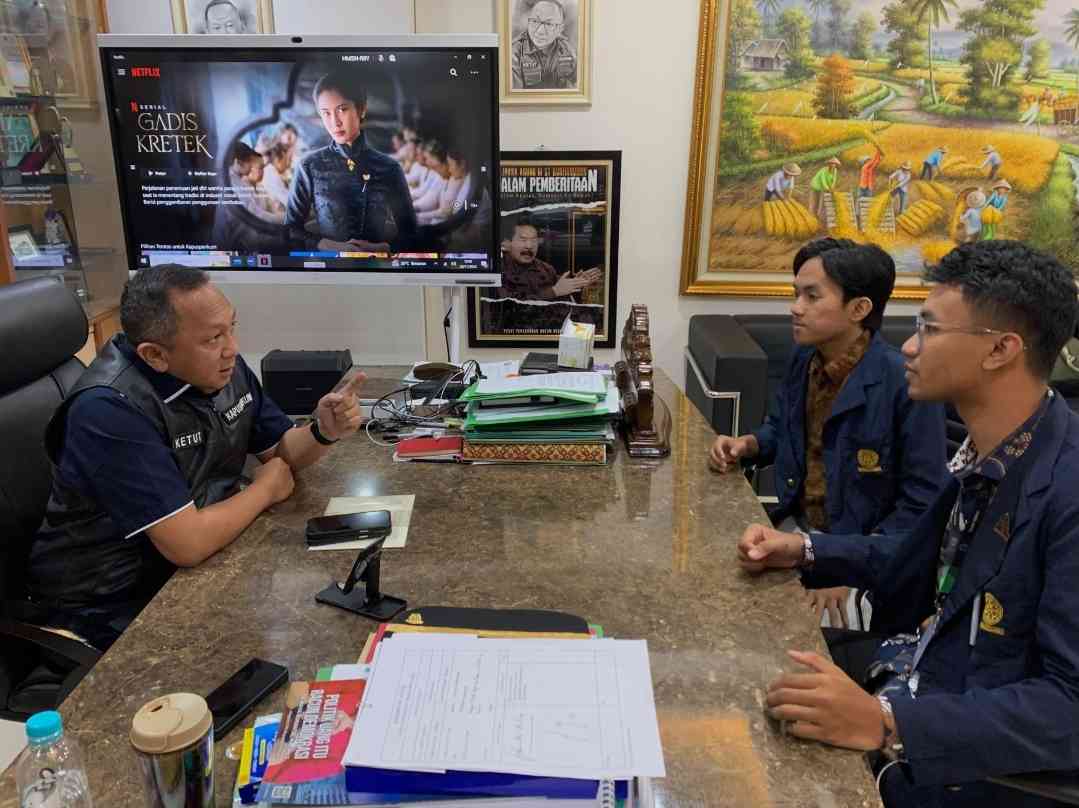 Terkait Kasus Korupsi Dana SPI, Ketua BEM Universitas Udayana Audensi dengan Kejagung