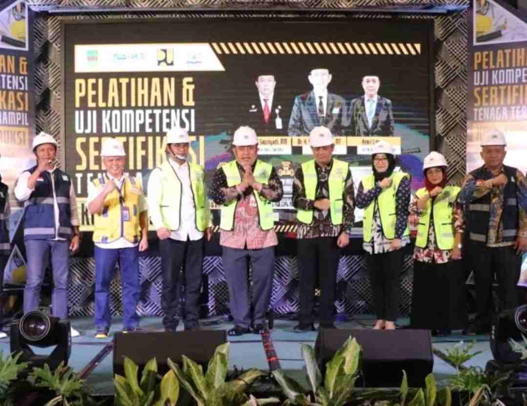 Dinas SDABMBK Kabupaten Bekasi Gelar Uji Kompetensi Sertifikasi Tenaga Terampil Konstruksi