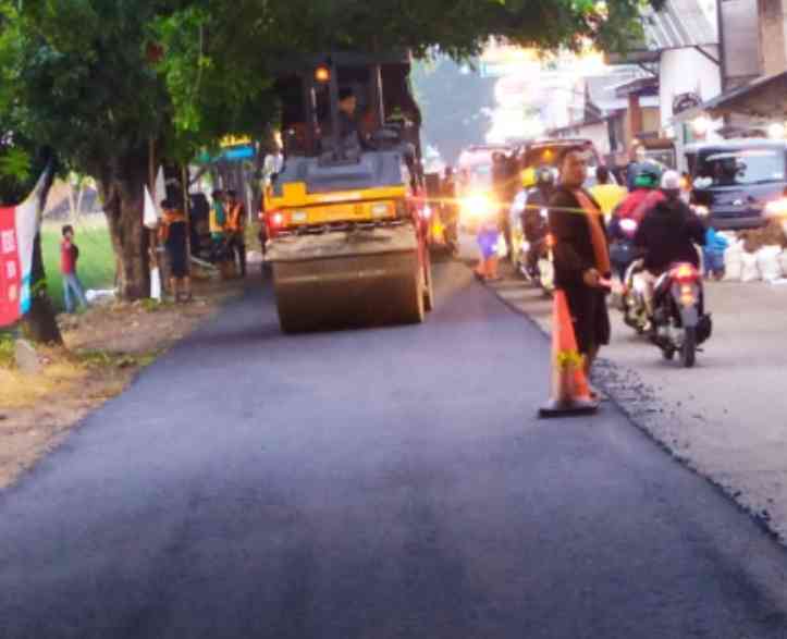 Dinas SDABMBK Kabupaten Bekasi  Lakukan Perbaikan Ruas Jalan Pilar Sukatani