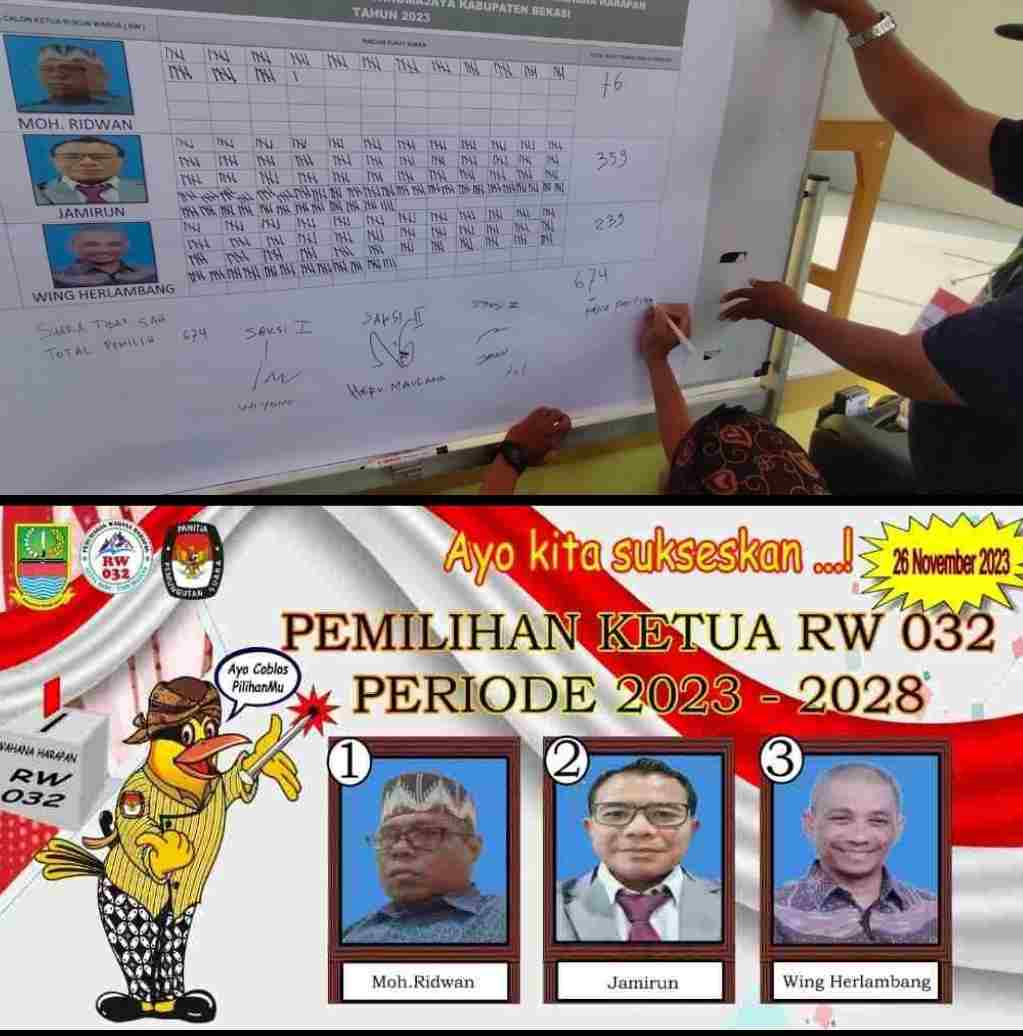 Jamirun Terpilih Jadi Ketua RW 32 di Perumahan Wahana Harapan