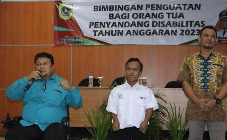 Bimbingan Penguatan Bagi Ortu Penyandang Disabilitas, Ketum PPDI Jadi Narasumber di Dinsos Kabupaten Bogor