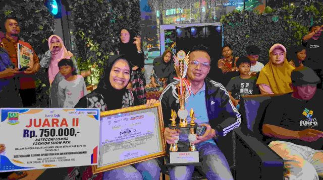 UMKM Kecamatan Cabangbungin Raih Juara 2 Fashion Show PKK UMKM Expo Kabupaten Bekasi 2023