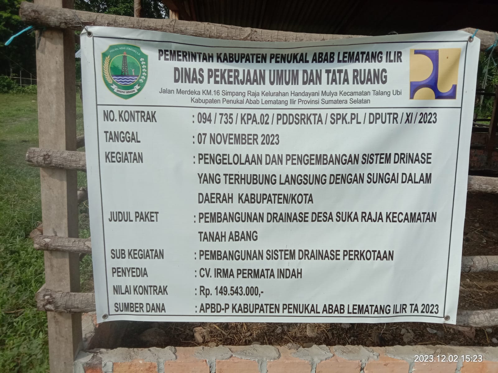 Diduga Tidak Sesuai RAB, Warga Menduga Pembangunan Drainase Desa Suka Raja Menjadi Sarang Nyamuk