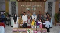 Gelar Syukuran Hari Jadi Polda Metro Jaya Ke-74, Polres Metro Bekasi Berikan Santunan Anak Yatim-Piatu